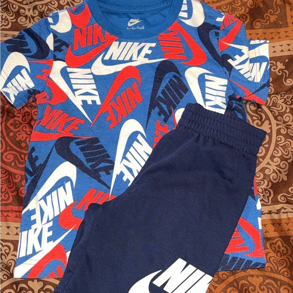 Nike Kids Matching Set - Blue, Red, White